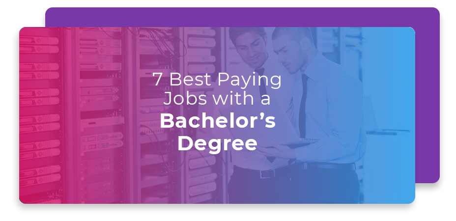 best paying jobs with bachelors degree