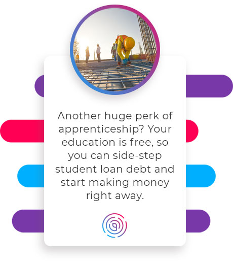 free education apprenticeship perk quote